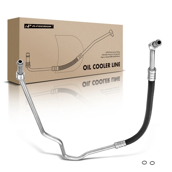 Outlet Upper Engine Oil Cooler Hose Assembly for 1988-1991 GMC S15 Jimmy