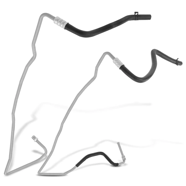 2 Pcs Automatic Transmission Oil Cooler Hose for Ford Fusion Mercury Milan 2006-2009