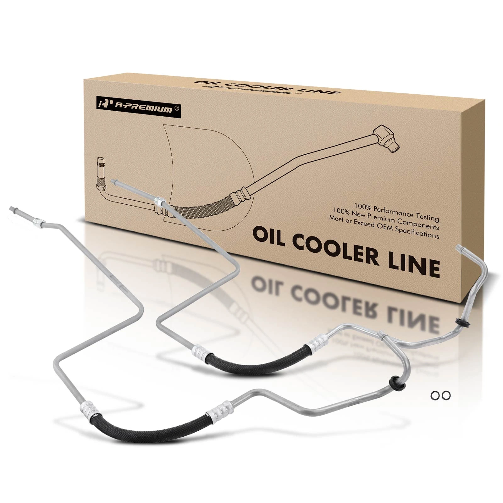 The A-premium Transmission Oil Cooler Line Assembly for Jeep Grand Cherokee Commander 06-10 Image 