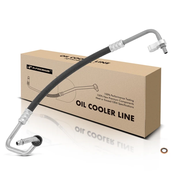 Inlet Lower Transmission Oil Cooler Line Assembly for 2010-2017 Chevrolet Equinox