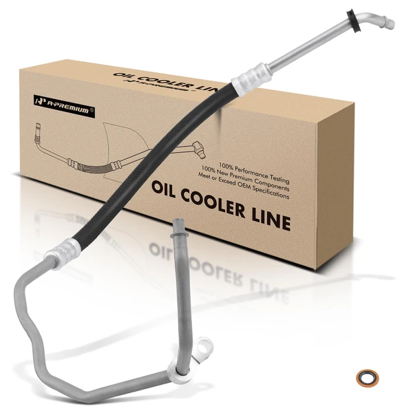 Inlet Lower Transmission Oil Cooler Line Assembly for 2011-2014 Chevrolet Cruze