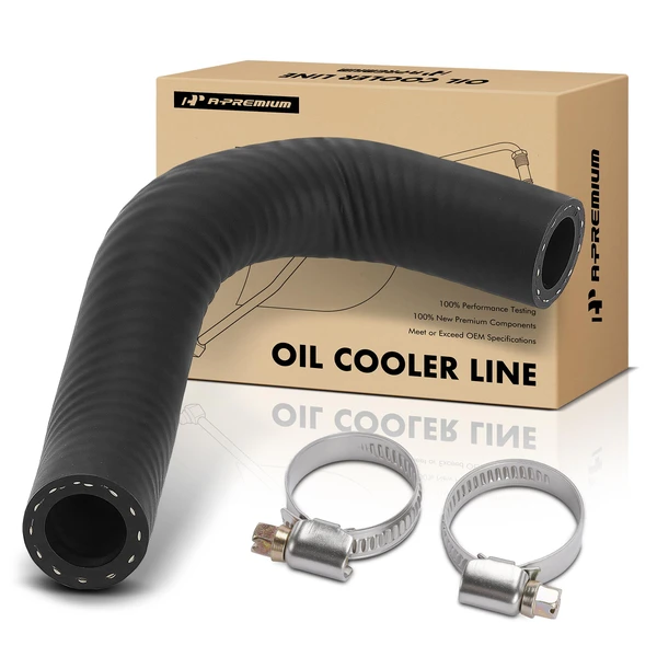 Engine Oil Cooler Hose with 2 Clamps for Chevy Cruze Sonic Buick Encore L4 1.4L
