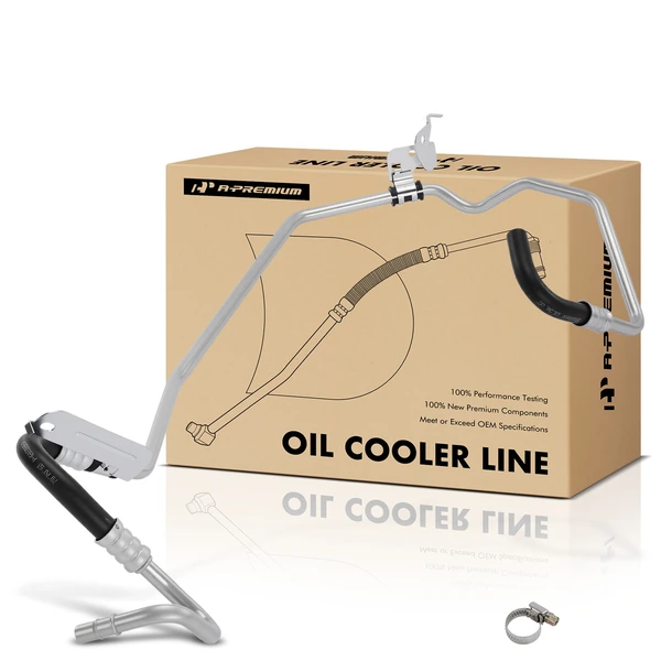 Water Cooled Cooler to Air Cooled Cooler Trans Oil Cooler Line for Ford F-150