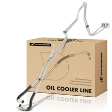 Inlet & Outlet Auto Transmission Oil Cooler Hose Assembly for 2012-2014 Ford F-150