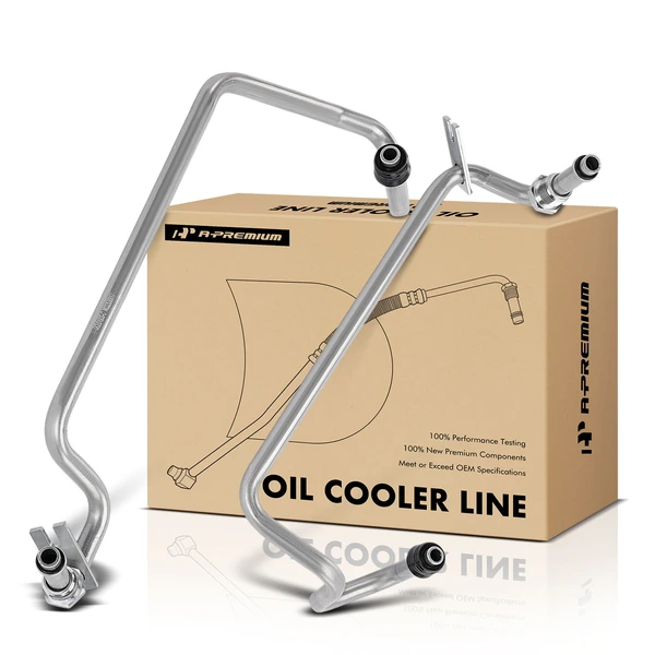 Inlet & Outlet Oil Cooler Hose Assembly for 2013-2016 Lincoln MKS