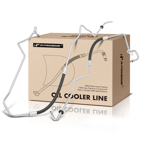 Inlet & Outlet Engine Oil Cooler Line Assembly for Buick Encore 2015 1.4L steel