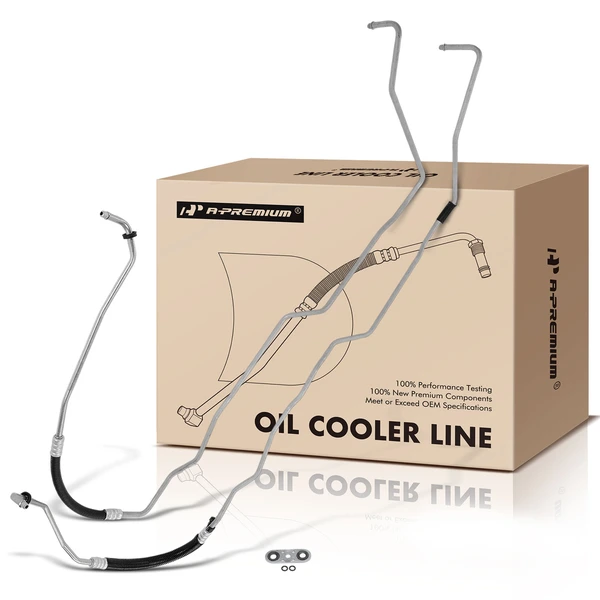 Inlet & Outlet Auto Trans. Oil Cooler Hose for Chevy Silverado 1500 2015-2016