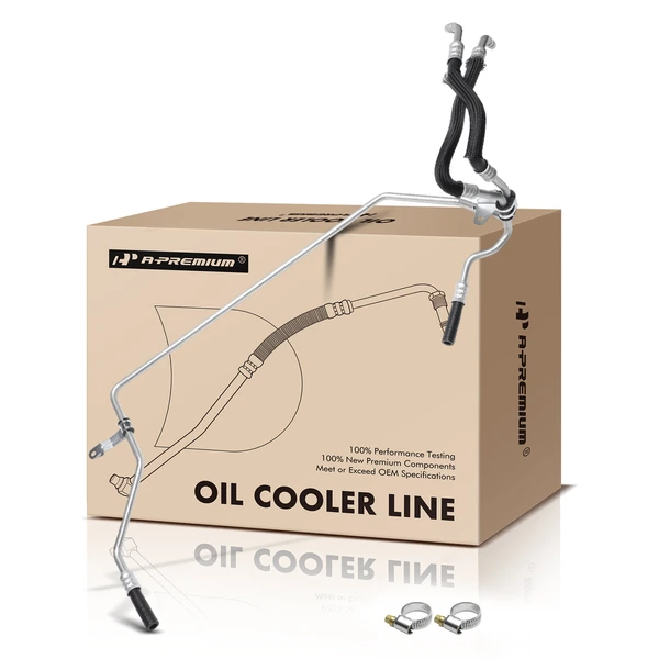 Oil Cooler Line Hose for Ford Edge 2015-2018 Lincoln MKX 2016-2018 with Trailer Package