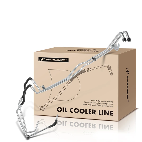 Inlet & Outlet Oil Cooler Hose Assembly for 2017-2019 Ford F-250 Super Duty