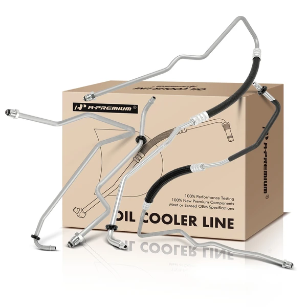 Inlet & Outlet Transmission Oil Cooler Line for Jeep JK Wrangler 2012-2017 3.6L