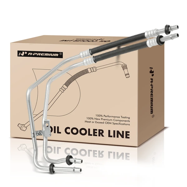 Inlet & Outlet Auto Trans. Oil Cooler Hose for 2014-2019 Jeep Cherokee