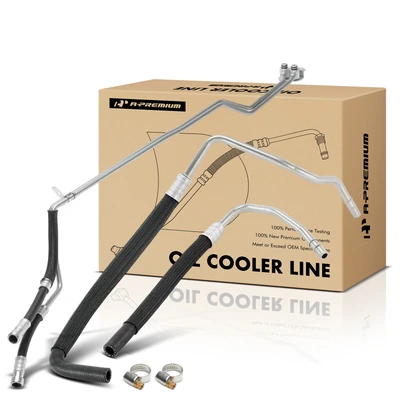2 Pcs Automatic Transmission Oil Cooler Line