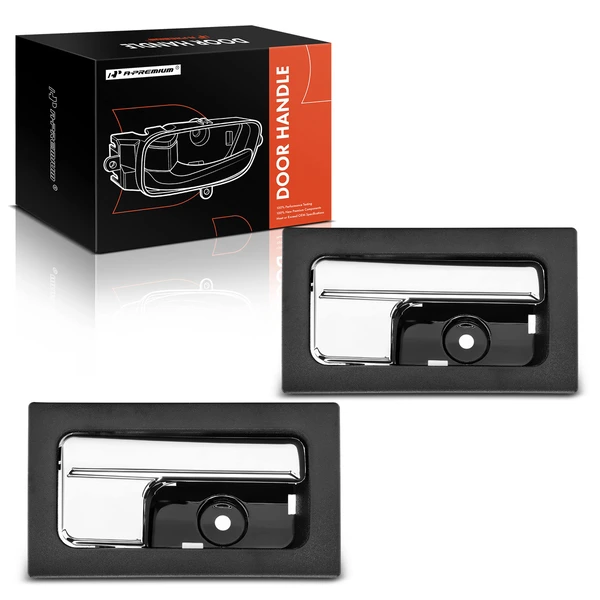 2 Pcs Textured Black Interior Door Handle for 2009-2014 Ford F-150