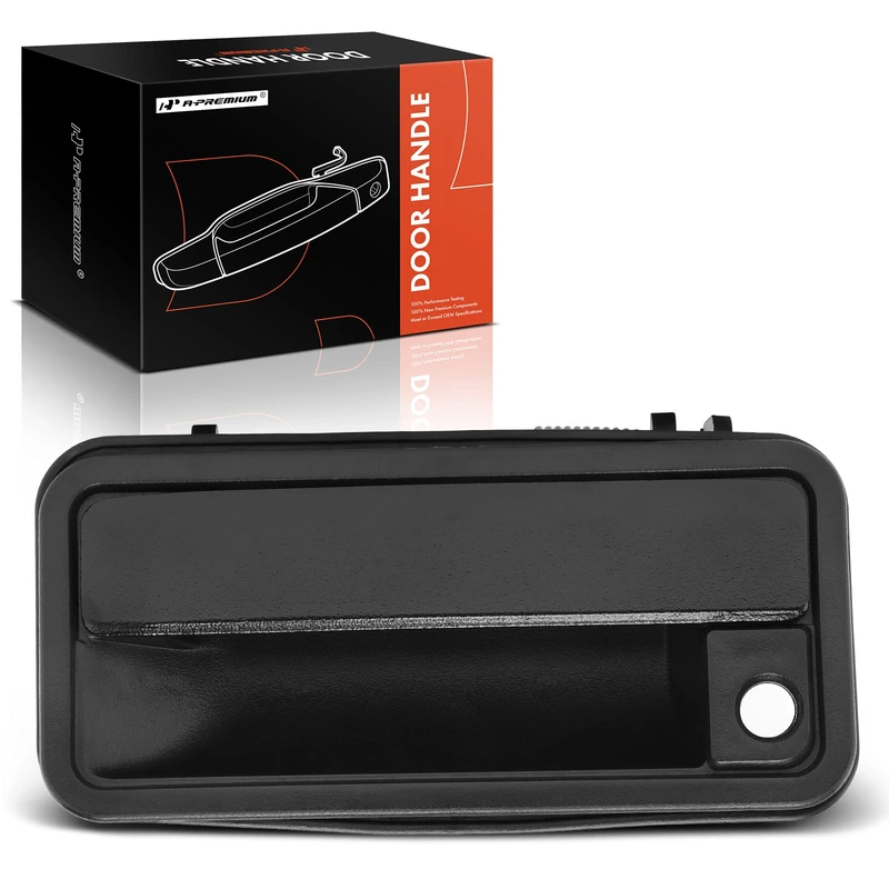 Front Driver Textured Black Exterior Door Handle for 1992-2000 GMC Yukon