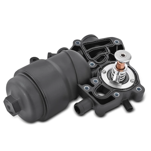 Engine Oil Filter Housing with Thermostat for 2014-2016 Audi A8 Quattro