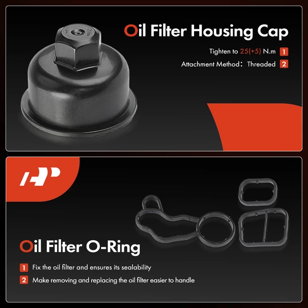 Engine Oil Filter Housing for BMW 230i 330i 430i 530e 530i xDrive X3