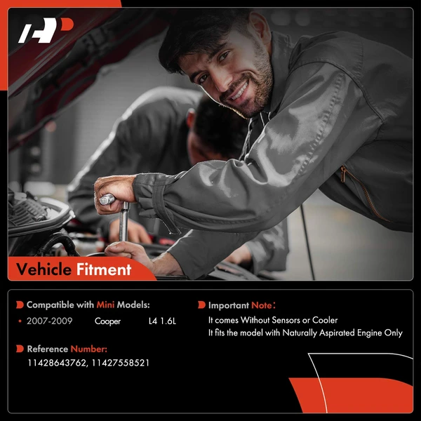 Engine Oil Filter Housing for R55 R56 R57 Mini Cooper 2007-2009 L4 1.6L