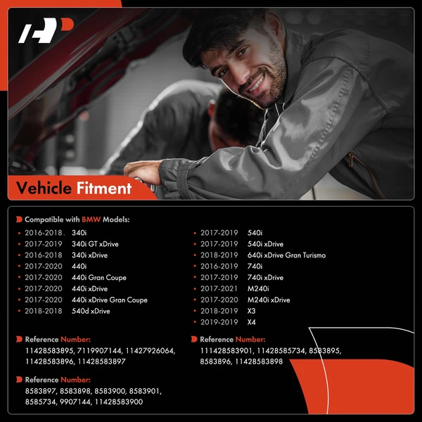 Engine Oil Filter Housing for BMW 340i F30 F32 440i 540i 740i xDrive M240i X3 X4