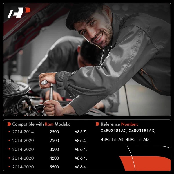 Oil Filter Adapter for Ram 2500 3500 4500 5500 2014-2020 V8 5.7L 6.4L