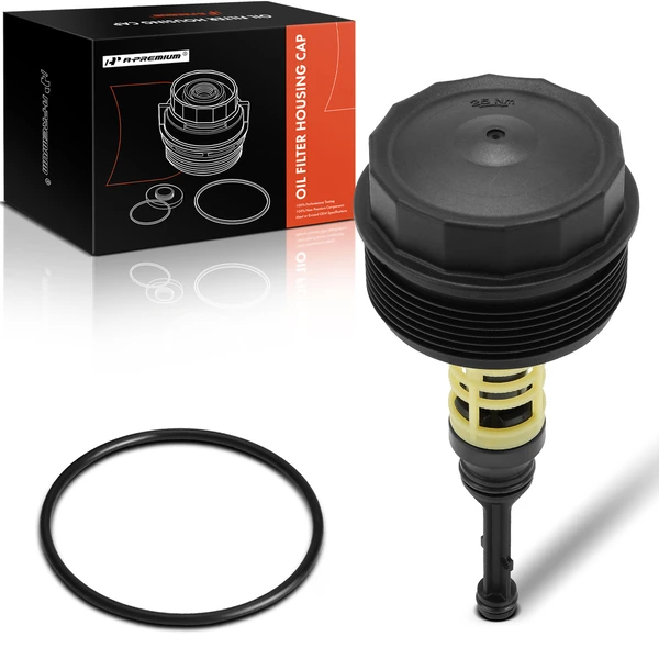 Engine Oil Filter Housing Cover Cap for Honda Accord 2008-2015 Civic 2012-2016