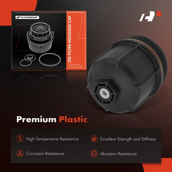 Oil Filter Housing Cover for Audi A8 Quattro S6 S7 S8 2013-2018 V8 4.0L