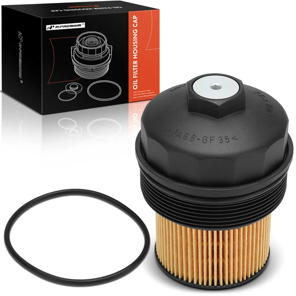 Engine Oil Filter Housing Cover Cap for VW Jetta Golf Passat Audi A8 Quattro Q7