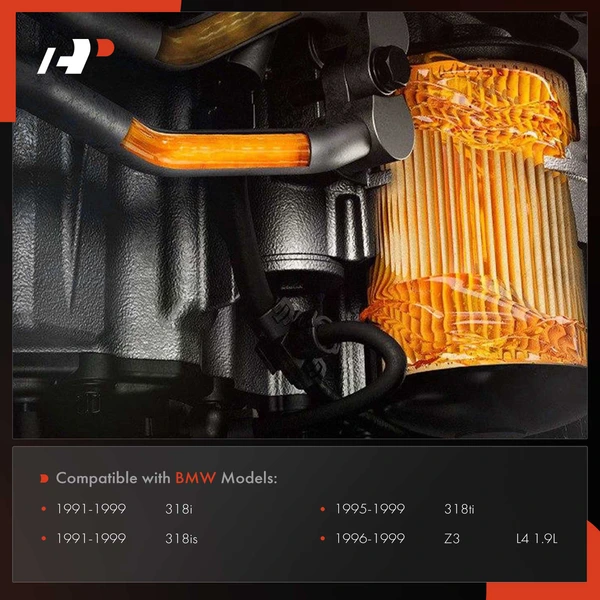 Engine Oil Filter Housing Cover Cap for BMW 318i 318is E30 E36 91-99 318ti Z3