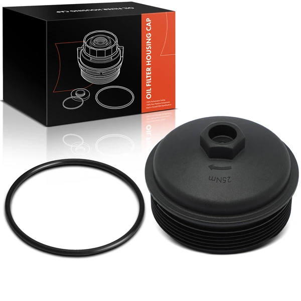 Engine Oil Filter Housing Cover Cap for 2004-2009 Audi S4