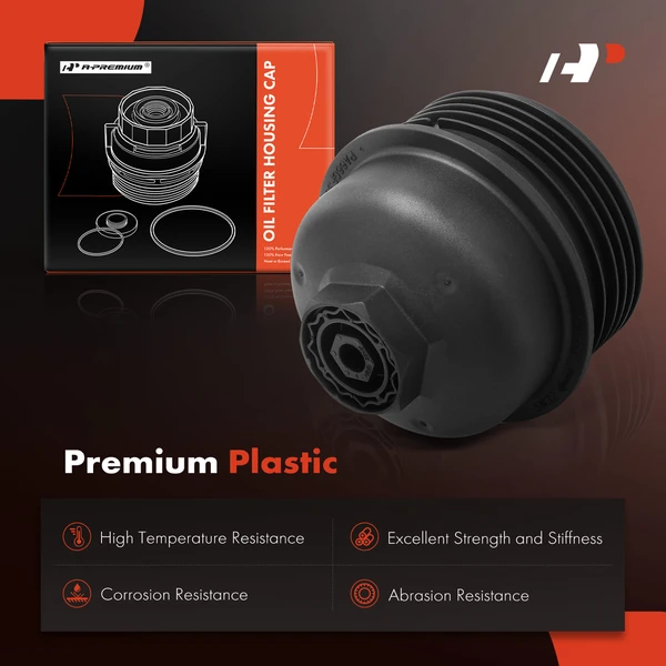 Engine Oil Filter Housing Cover for VW Beetle Golf Jetta Audi A3 L4 2.0L Diesel