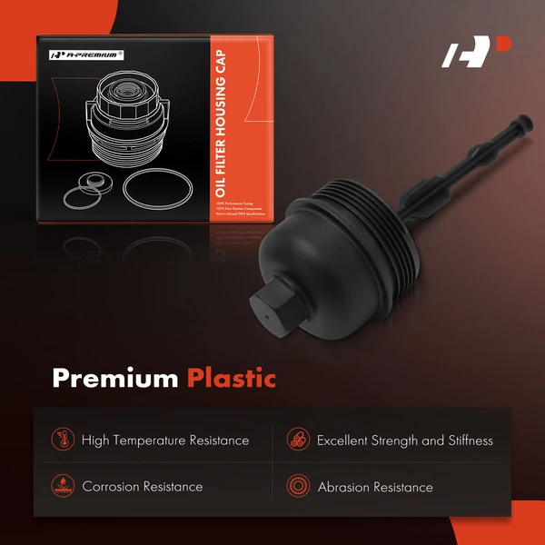 Engine Oil Filter Housing Cover Cap for Hyundai Accent 2005-2010 Elantra Kia Rio