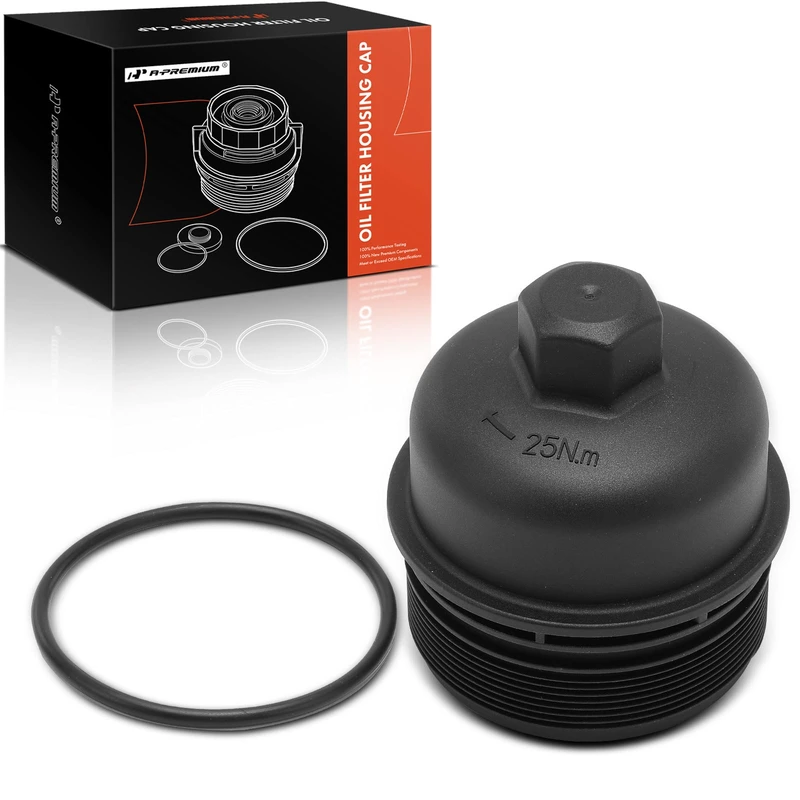 Engine Oil Filter Housing Cover Cap for Hyundai Genesis Santa Fe Sonata Veracruz