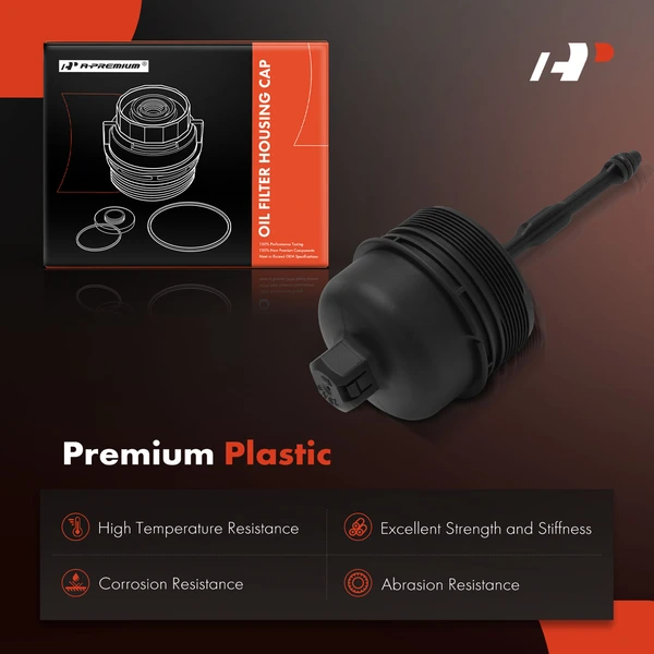 Engine Oil Filter Housing Cover Cap for Hyundai Genesis Sonata Kia Borrego