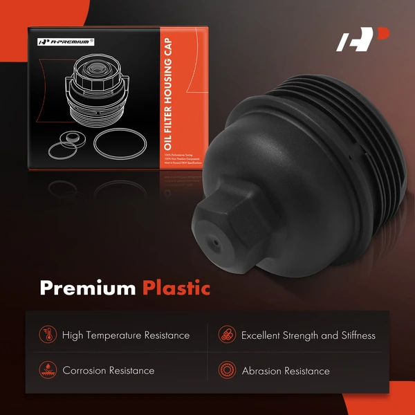 Engine Oil Filter Housing Cover Cap for Genesis G70 G80 G90 Kia K900 Stinger