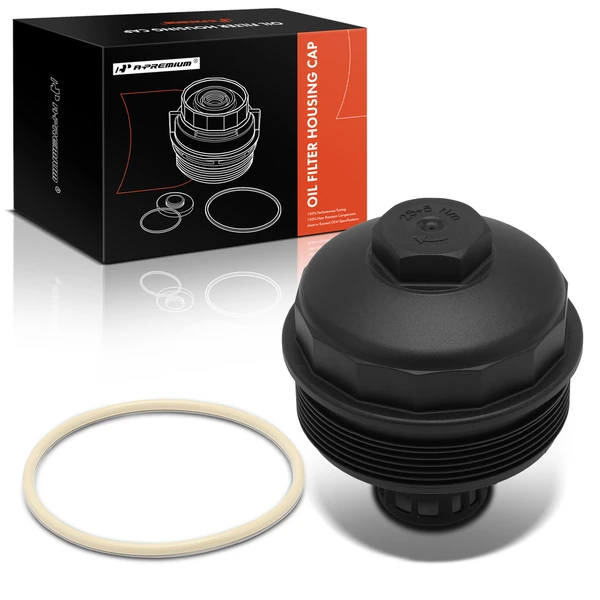 Engine Oil Filter Housing Cover Cap for 2007-2012 Volvo S80