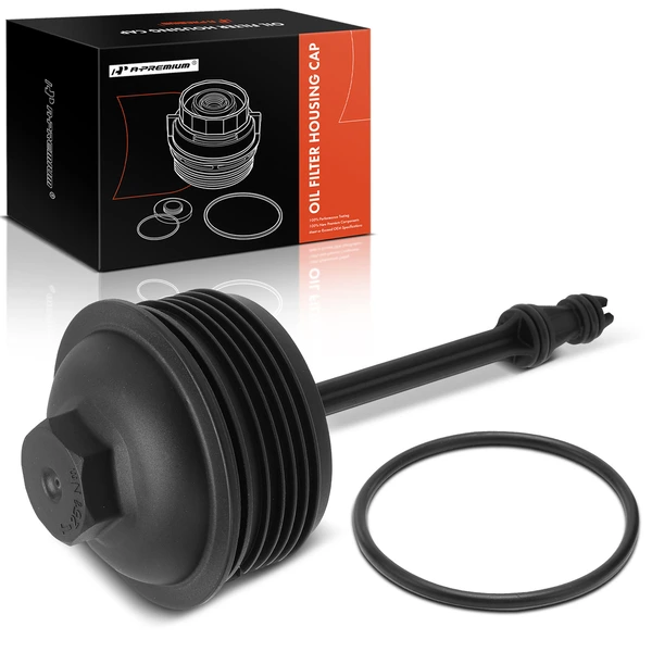 Engine Oil Filter Housing Cover Cap for 2012-2015 Volkswagen Passat