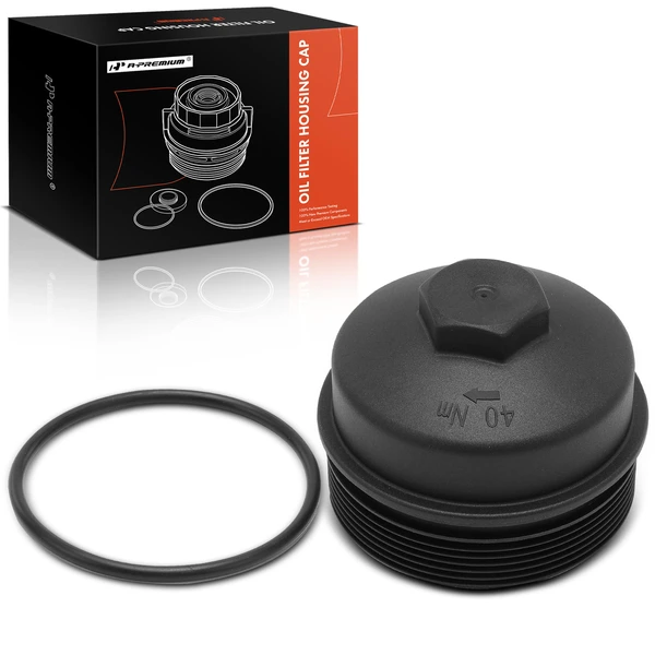 Engine Oil Filter Housing Cover Cap for Ford F-250 350 450 550 Super Duty