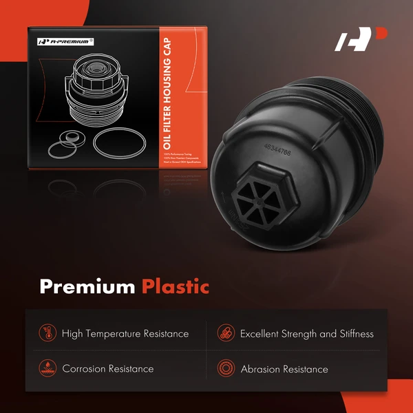 Engine Oil Filter Housing Cover Cap for Jeep Wrangler Gladiator Ram 1500 2021-2022