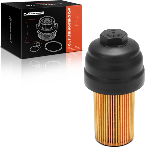 Engine Oil Filter Housing Cover Cap for 2016-2018 Audi A7 Quattro