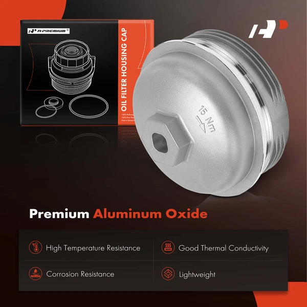 Engine Oil Filter Housing Cover Cap for Cadillac Catera Saturn Vue L300 LS2 LW2