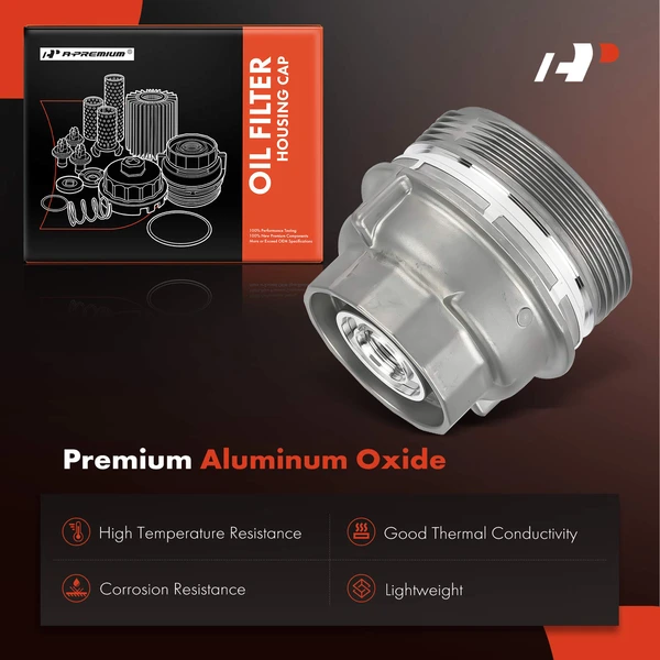 Aluminum Oil Filter Cap for Toyota 4Runner Camry RAV4 Lexus ES300h GS450h Scion