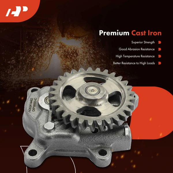 Engine Oil Pump for Isuzu NPR 1986-2018 NQR NRR NPR-HD NPR-XD 3.0L 4.8L 5.2L