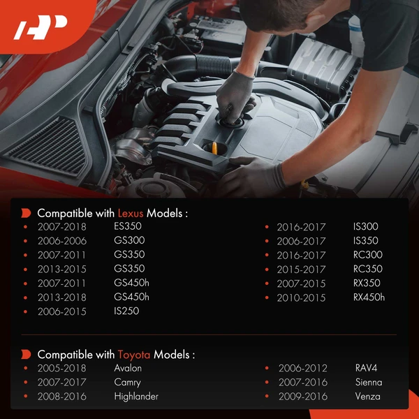 Engine Oil Pump for Toyota Camry 07-17 RAV4 Highlander Sienna Avalon Venza Lexus