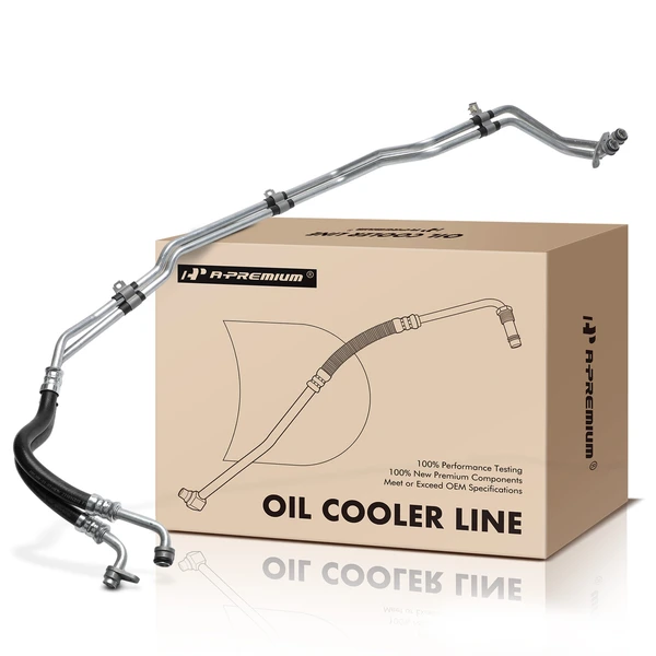 Transmission Oil Cooler Line Hose for Porsche Panamera 2010-2016 3.0L 3.6L 4.8L