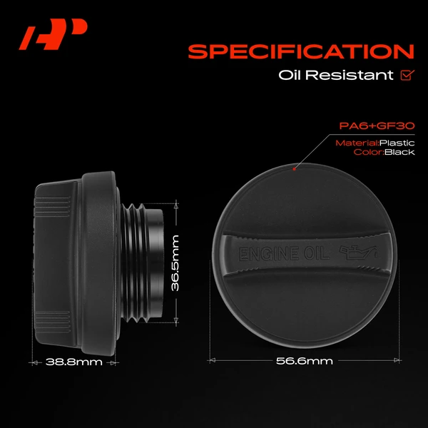 Engine Oil Filler Cap for Toyota Camry Corolla 4Runner Highlander Lexus GS350