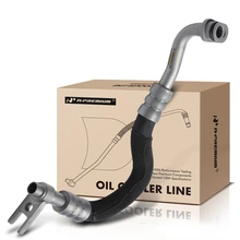 Outlet Engine Oil Cooler Line for 2009-2010 BMW 535i xDrive