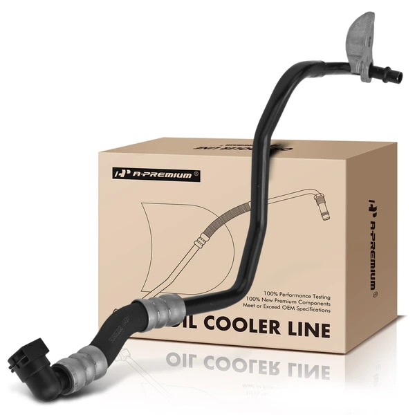 Outlet Heat Exchanger Oil Cooler Pipe for 2011-2012 BMW 740Li