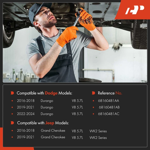 Engine Oil Pan for Jeep Grand Cherokee 2016-2021 Dodge Durango 2016-2024 V8 5.7L