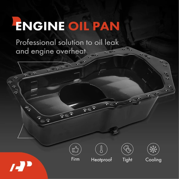 Engine Oil Pan with Drain Plug for Buick Century Olds Toronado Pontiac Bonneville