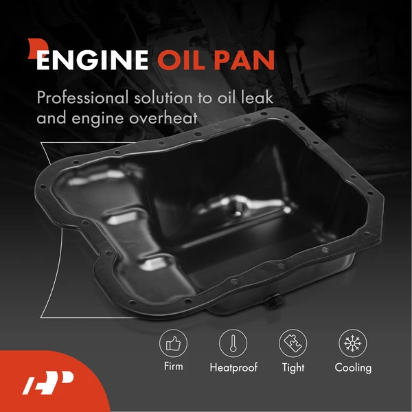 Engine Oil Pan with Drain Plug for Dodge Caliber 2007-2009 L4 1.8L