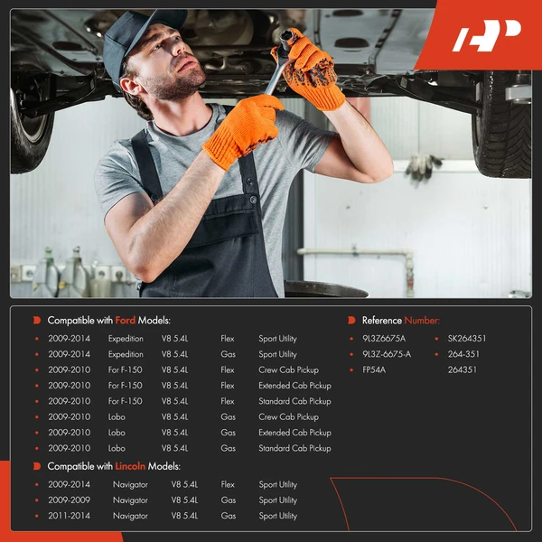 Engine Oil Pan for Ford Expedition F-150 Lobo Lincoln Navigator V8 5.4L